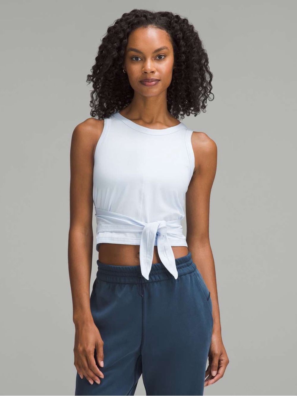 Lululemon Its a Tie Tank Top, Windmill, Size 4 - Barre/Yoga Wrap Tops